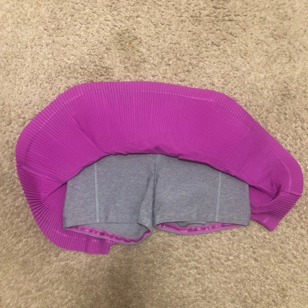 lululemon athletica Ultra Violet Pleated Skort - Purple Size 6 great conditions